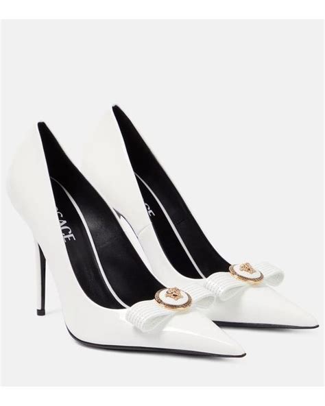 versace bow shoes|versace gianni bow pumps.